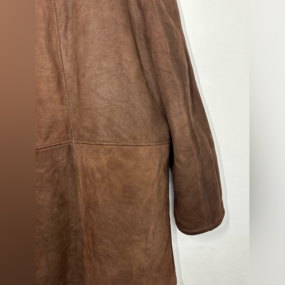 #2644 vintage leather mens jacket Made by PIEL Juan Pina size 52 - Picture 16 of 16